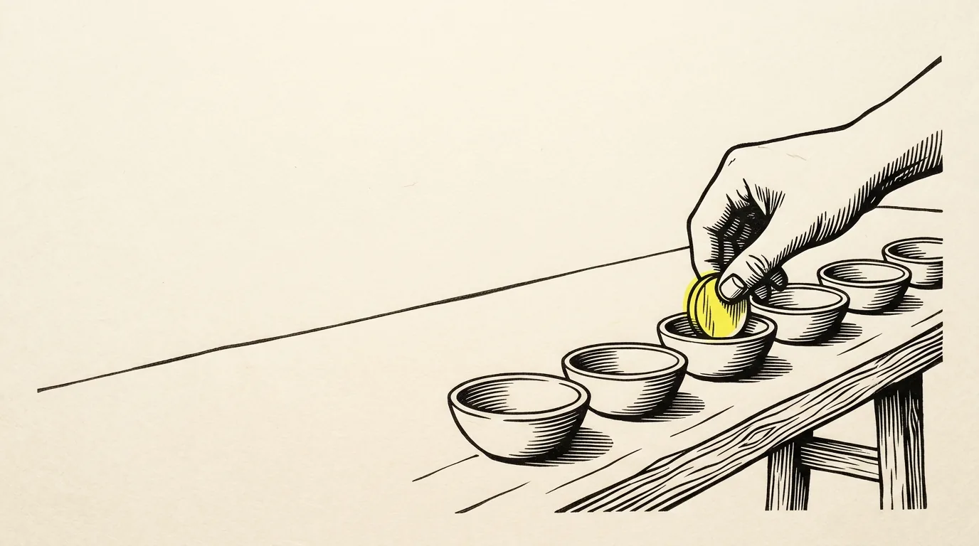 「手柄はターンで配れ：長いLLMエージェントのRL手法MPO」をイメージした絵